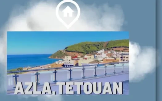 أرض مميزة للبيع بتطوان – موقع استراتيجي بأزلا ومساحة 350 متر قابلة للتفاوض